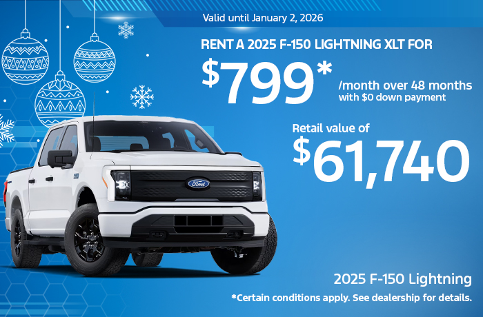 Bannière de F-150 Lightning 2025